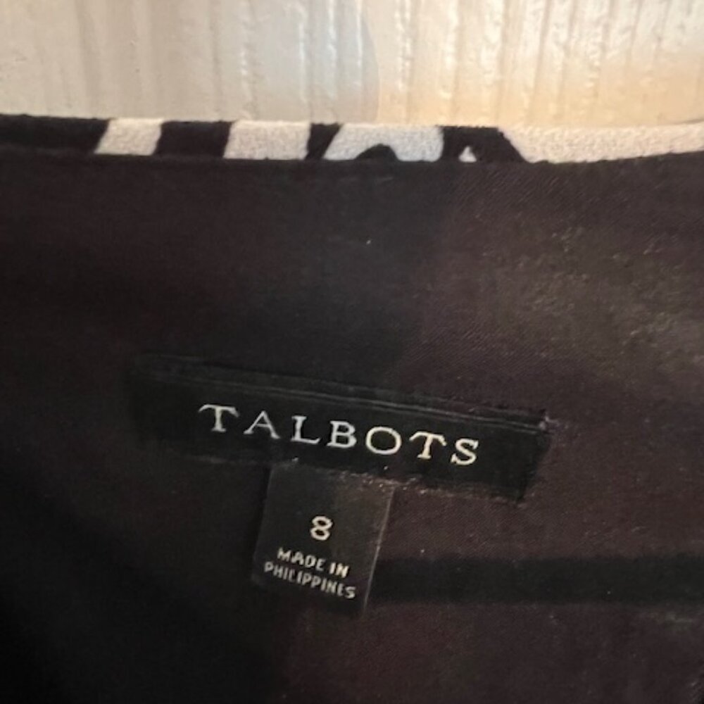 Talbots Patterned Sheath Dress - Picture 4 of 6